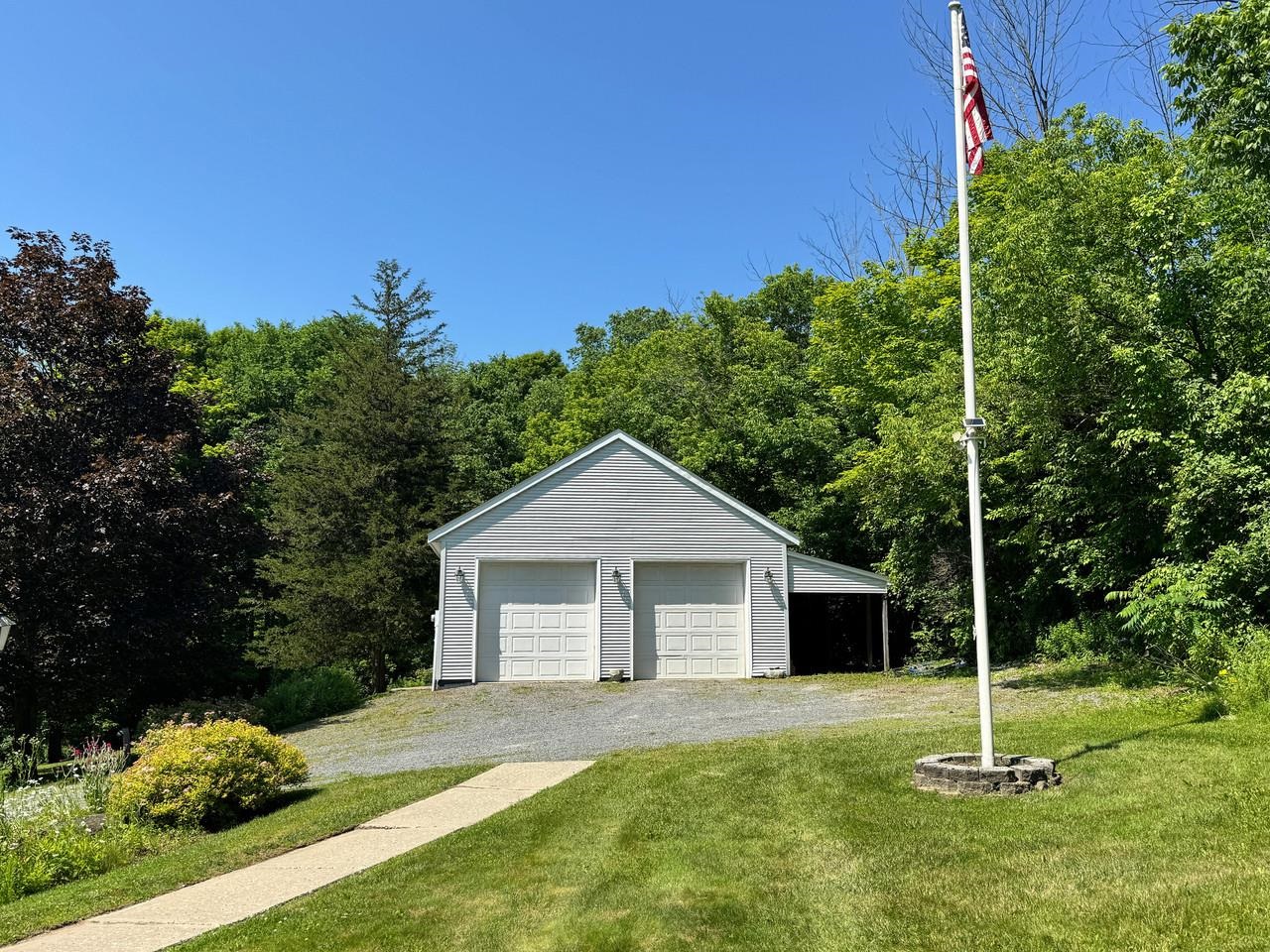 2-Car Garage with Carport