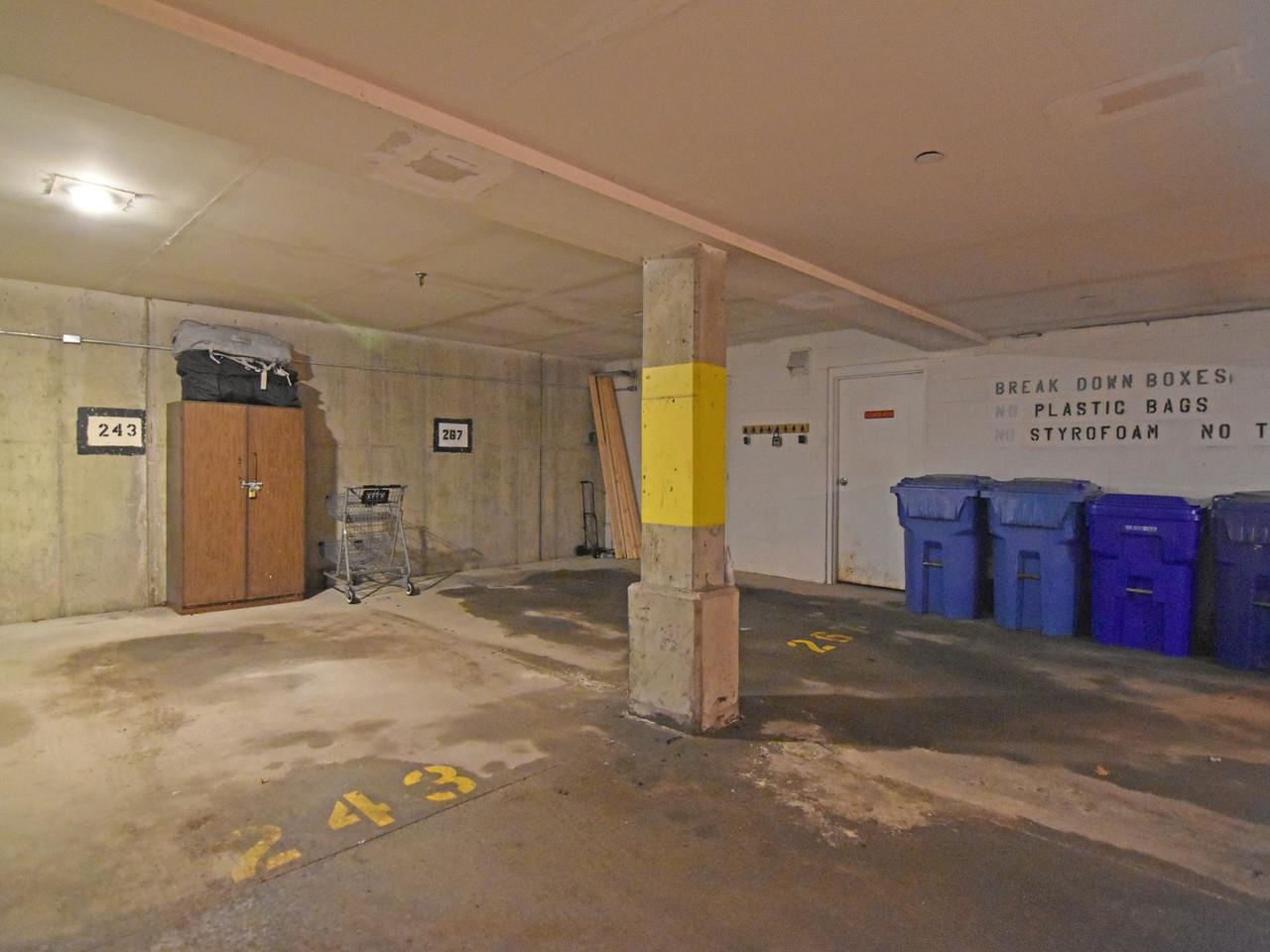 Assigned garage parking