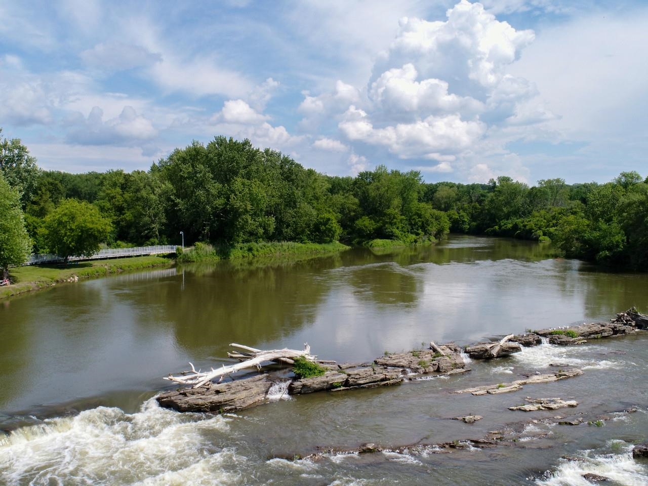 Enjoy nearby Winooski Falls