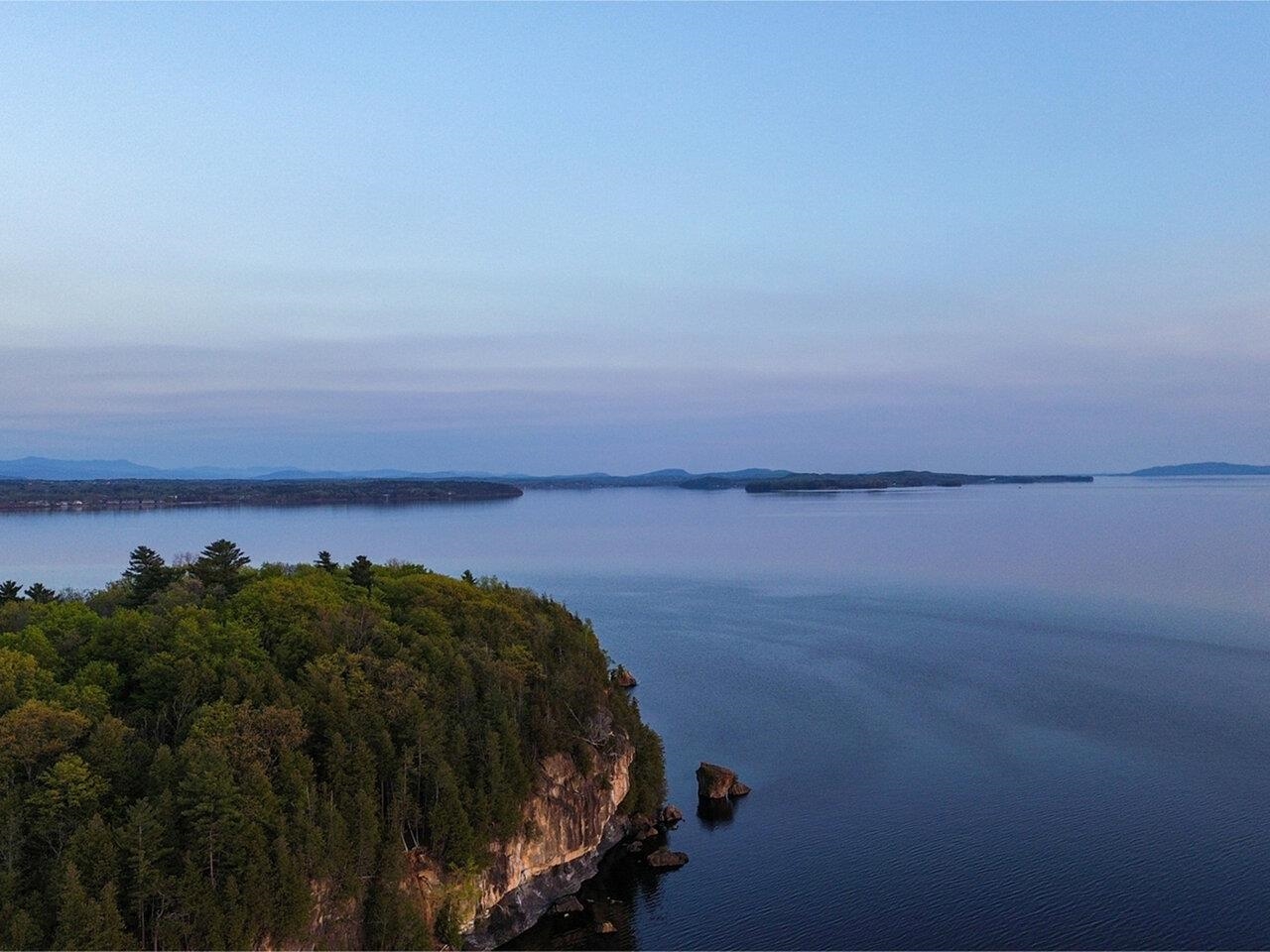 Nearby Lake Champlain