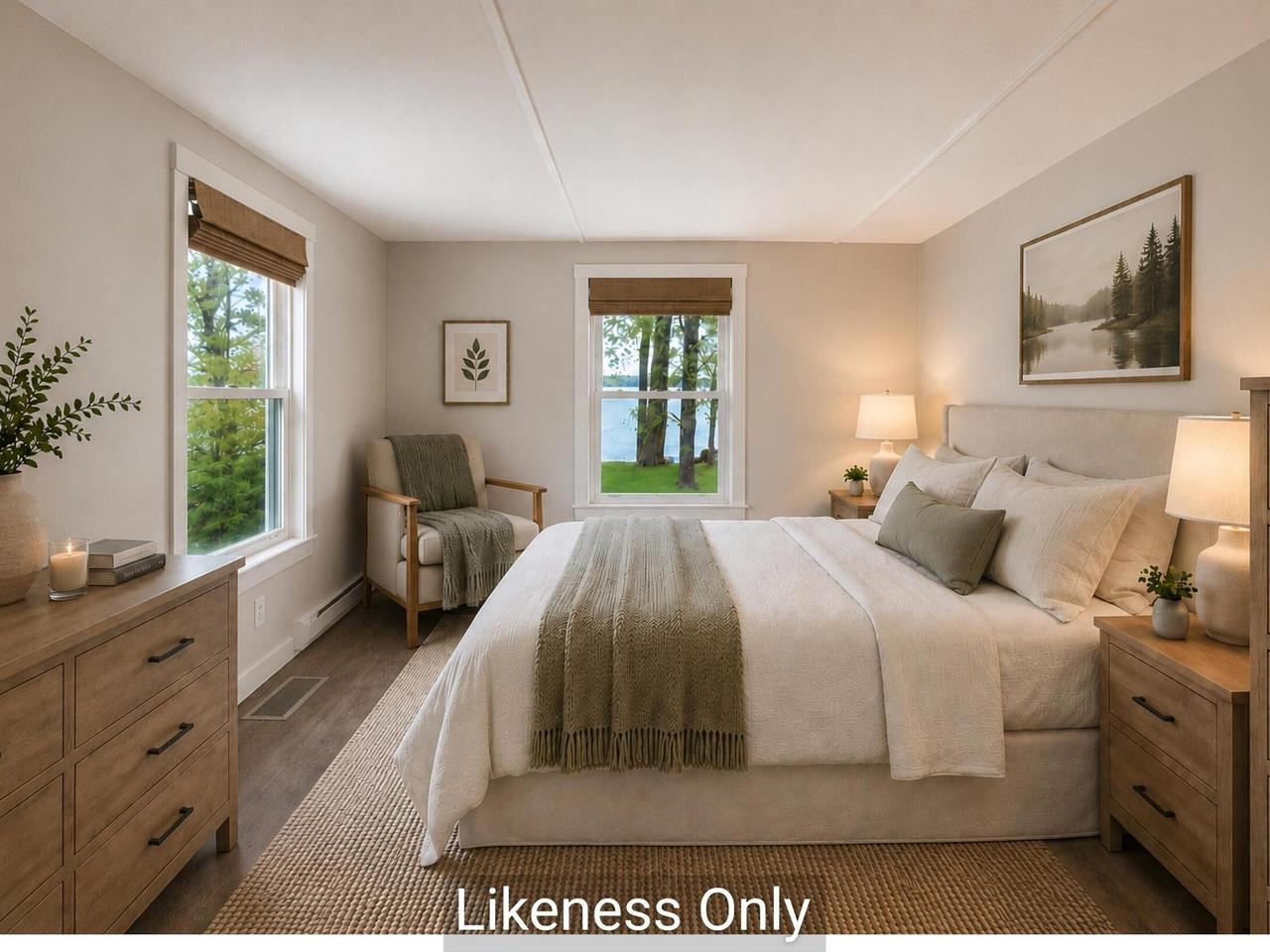 Primary Bedroom with Lake View