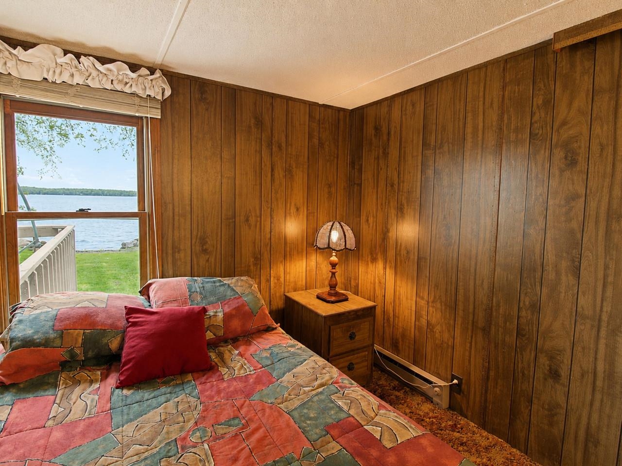 Bedroom with Lake Views