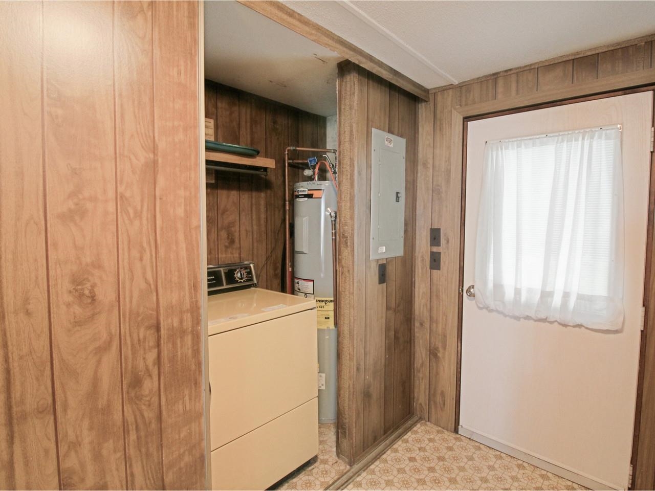 Laundry Closet off Foyer