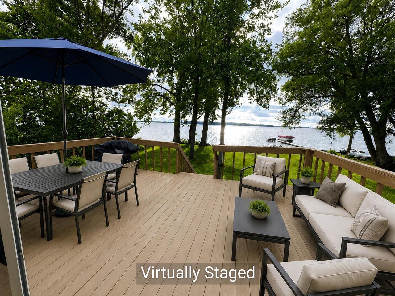 Expansive Back Deck