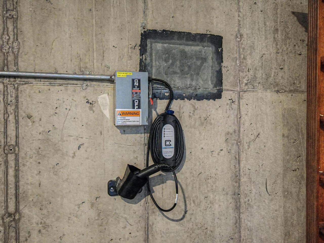 EV Charger already installed