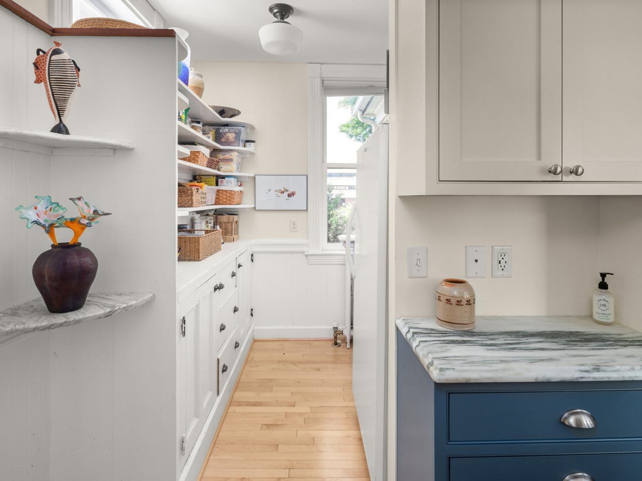 Walk-through pantry