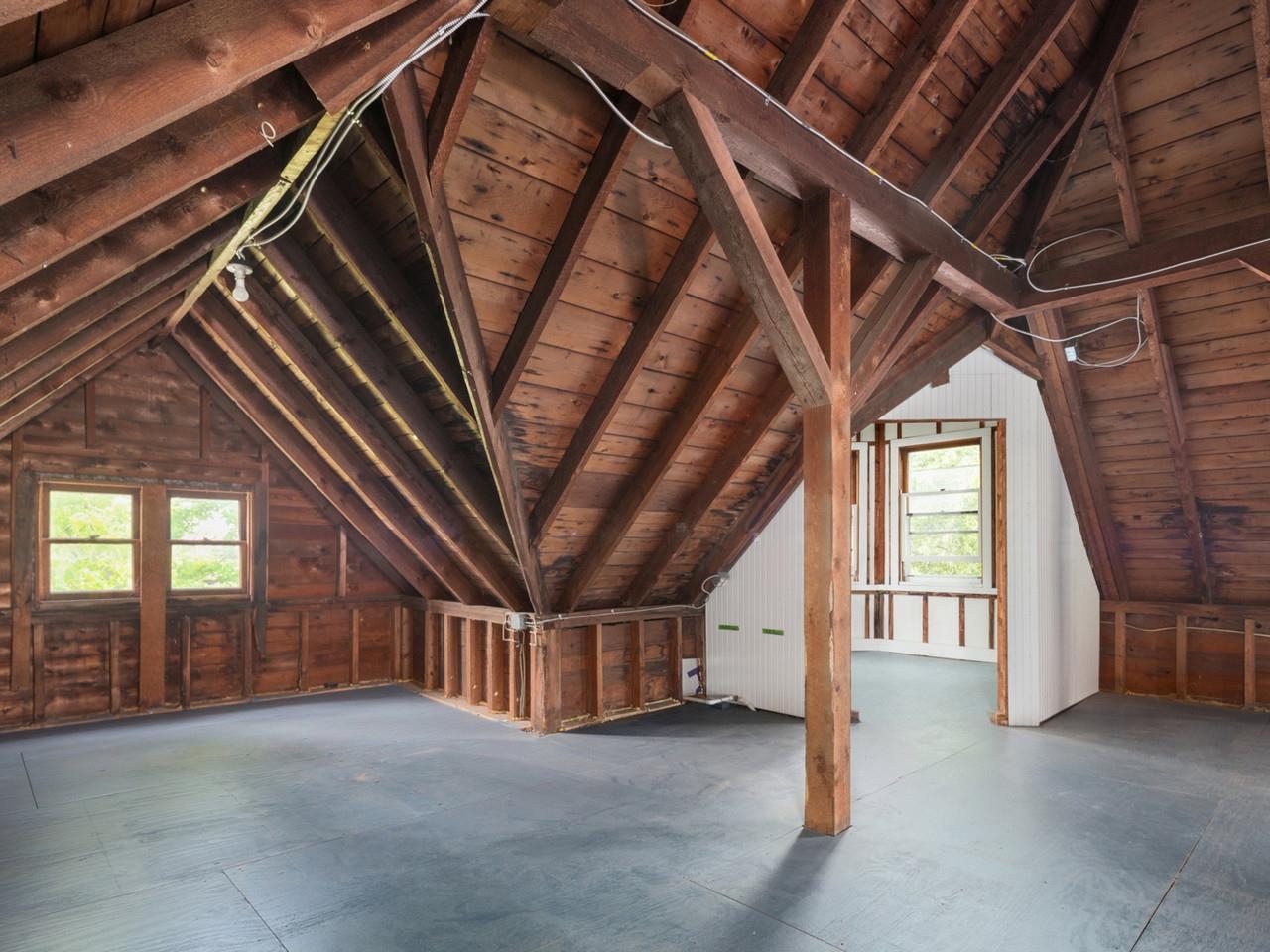 Incredible attic space