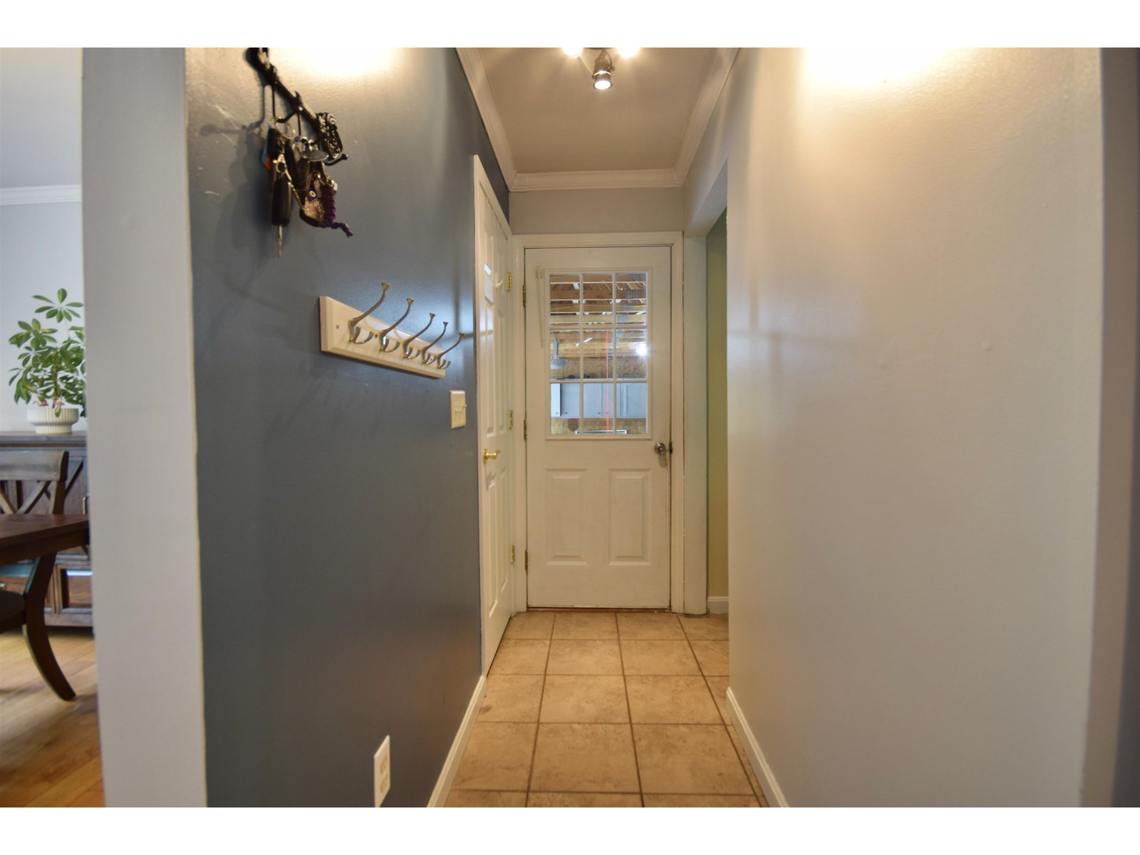 Entry from garage