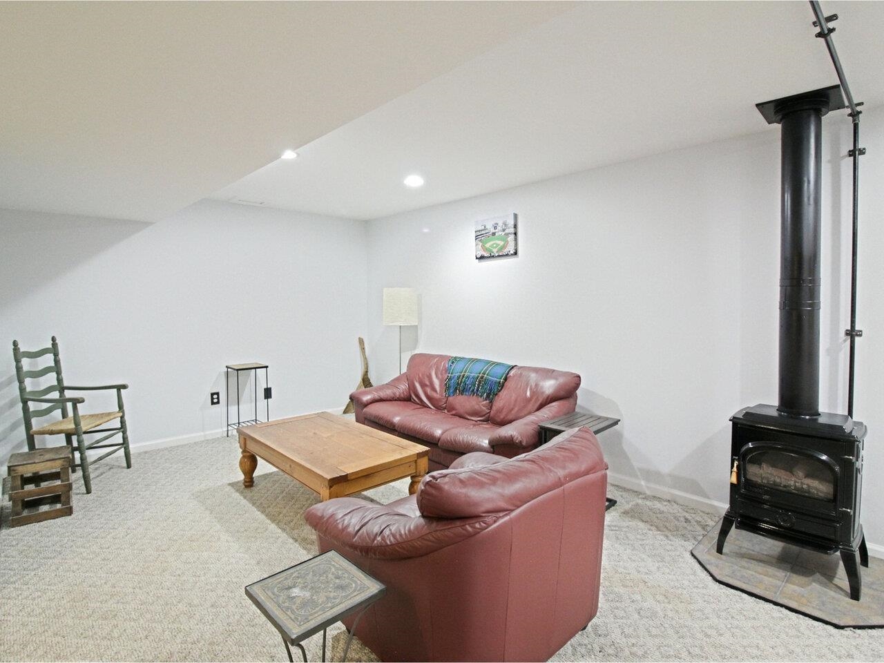 Gas Stove in Basement