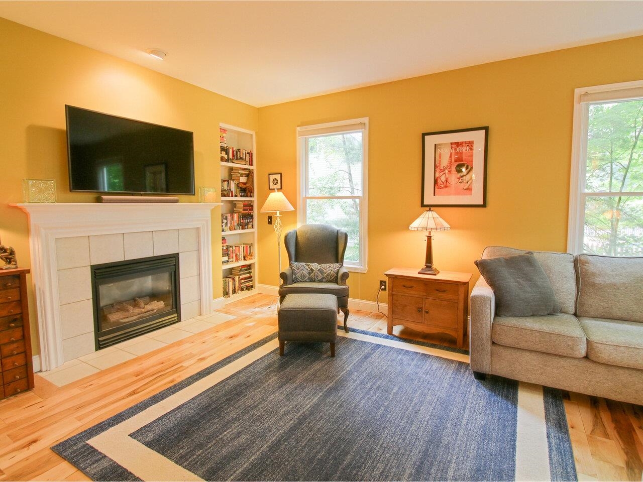 Family Room with Gas Fireplace