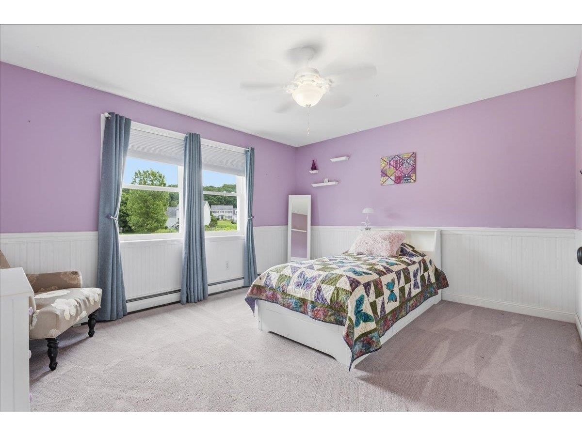 Spacious back bedroom