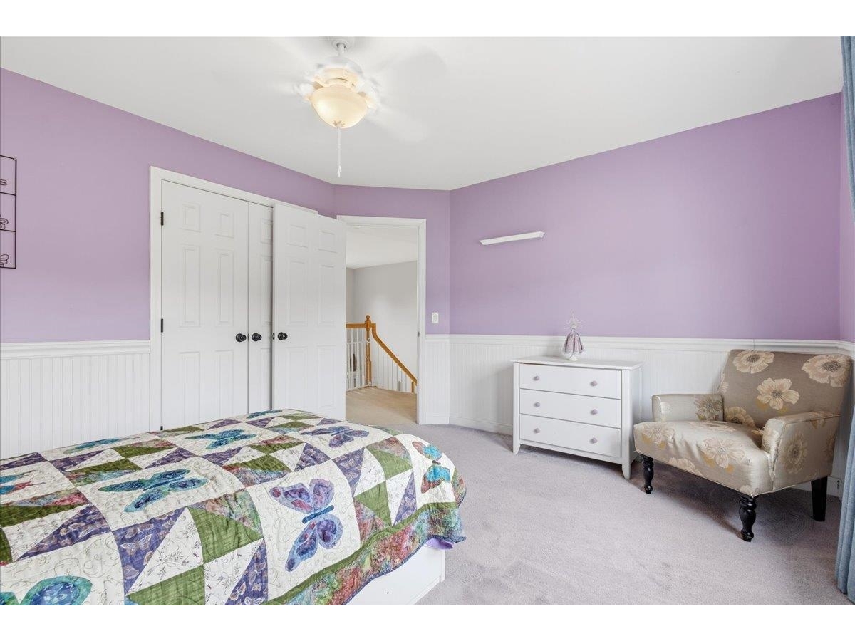 Charming wainscoting and large closet