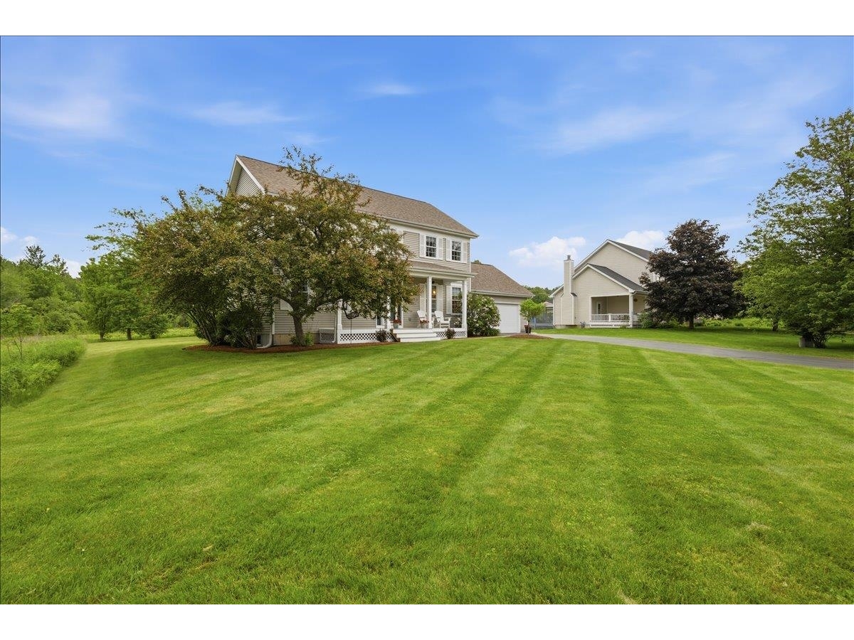 The lawn is like a golf course!