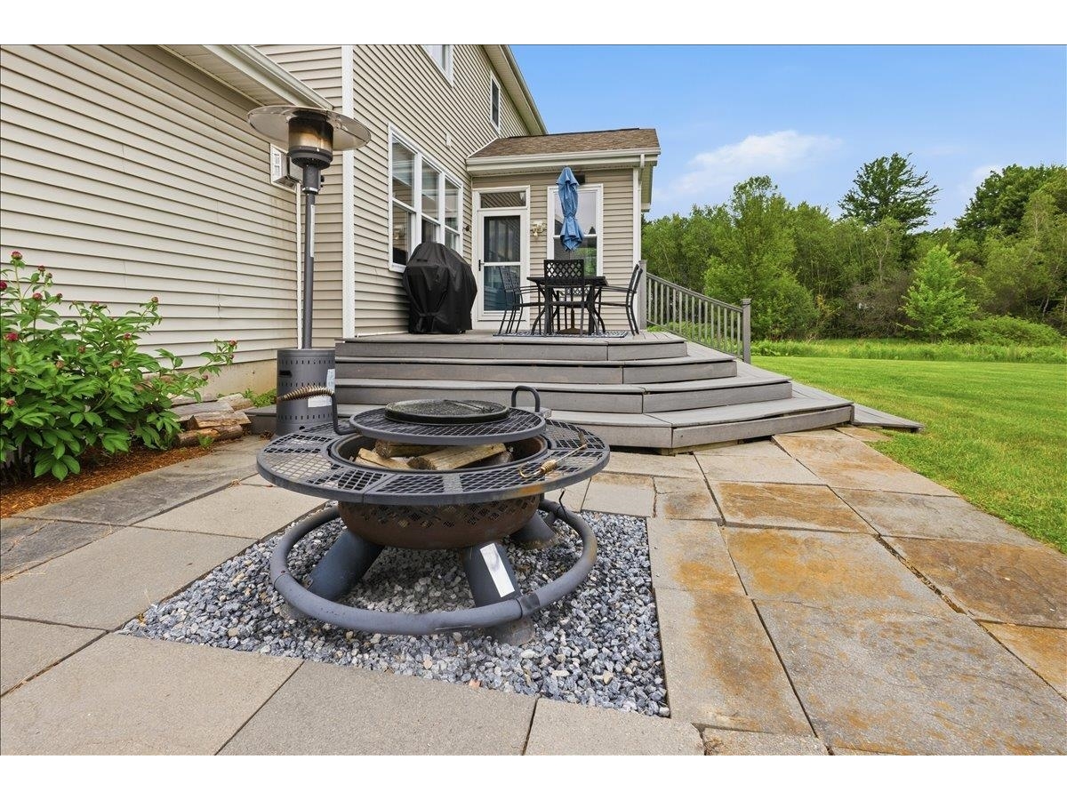 Lovely patio and fire pit