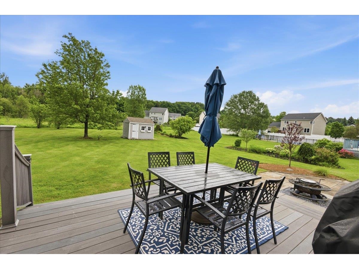 Inviting deck for summer evenings