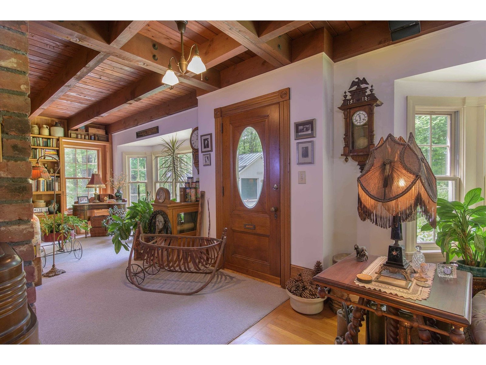 Front entry into the living room