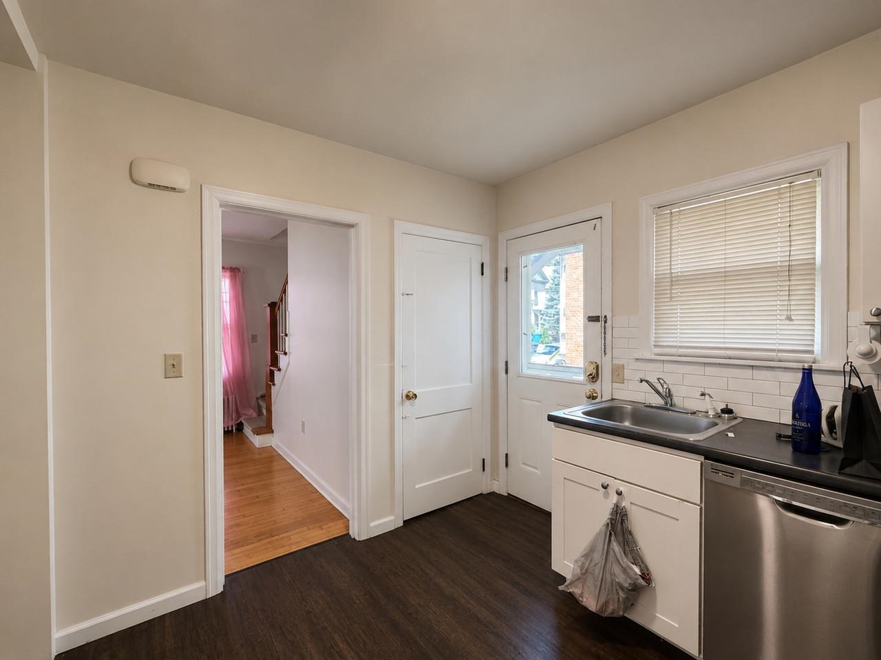 Door to Basement and Back Deck