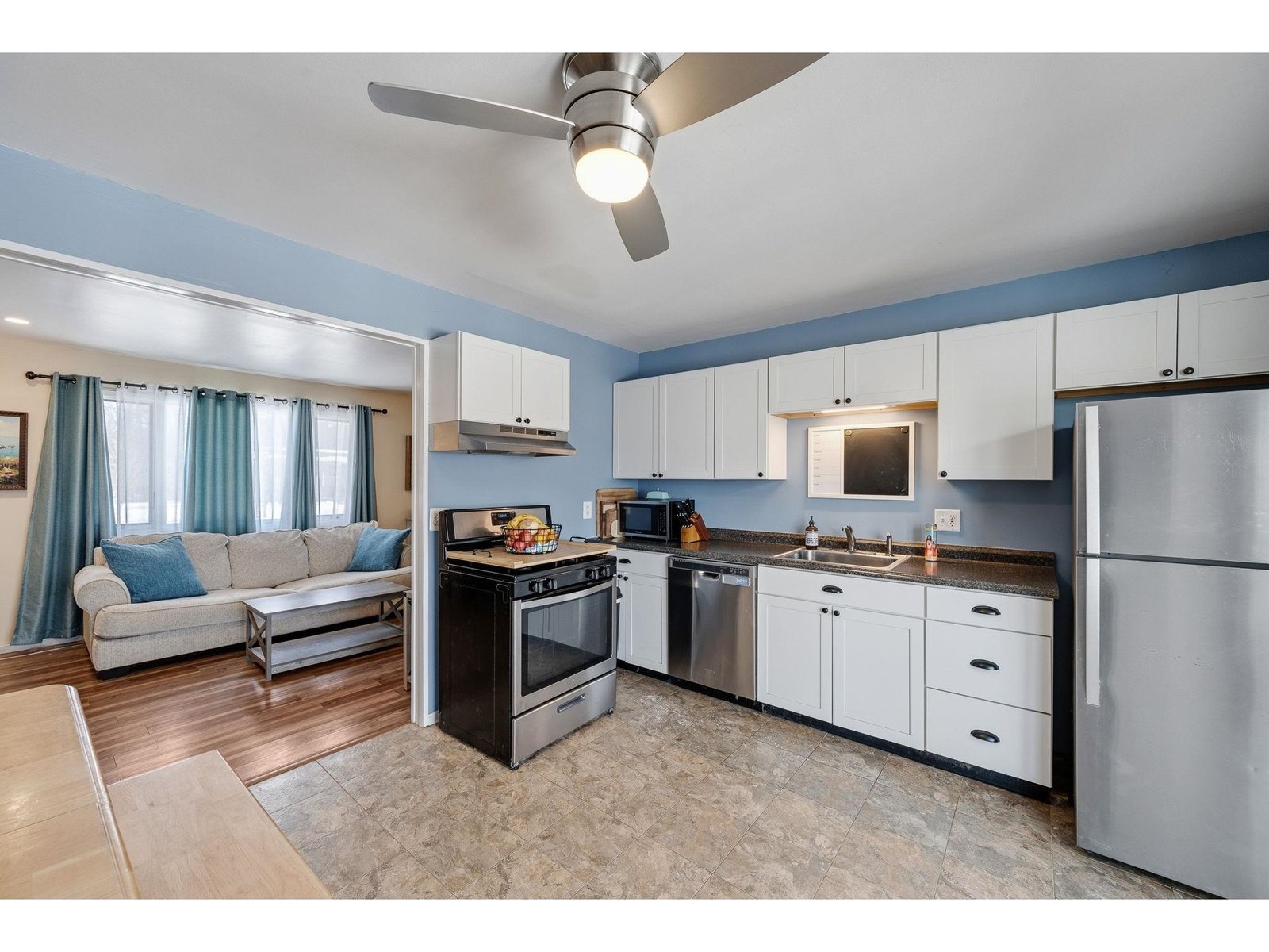 Kitchen to living room