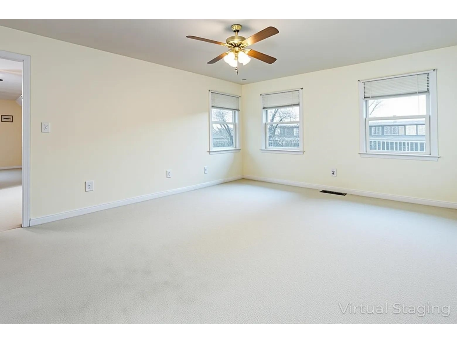 Upstairs Sitting Room Virtually Empty