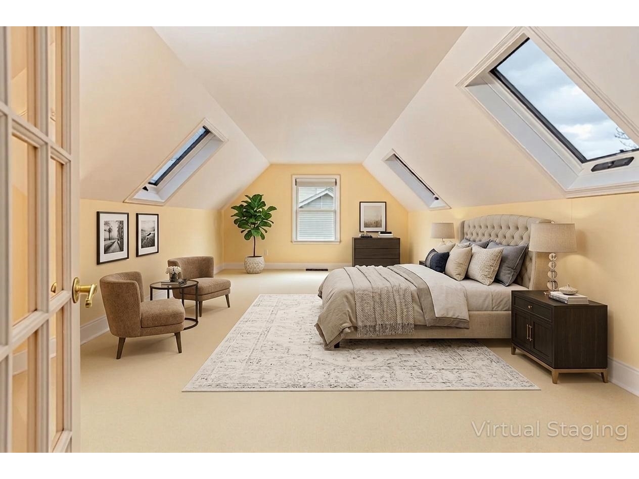 Primary Bedroom Virtually Staged