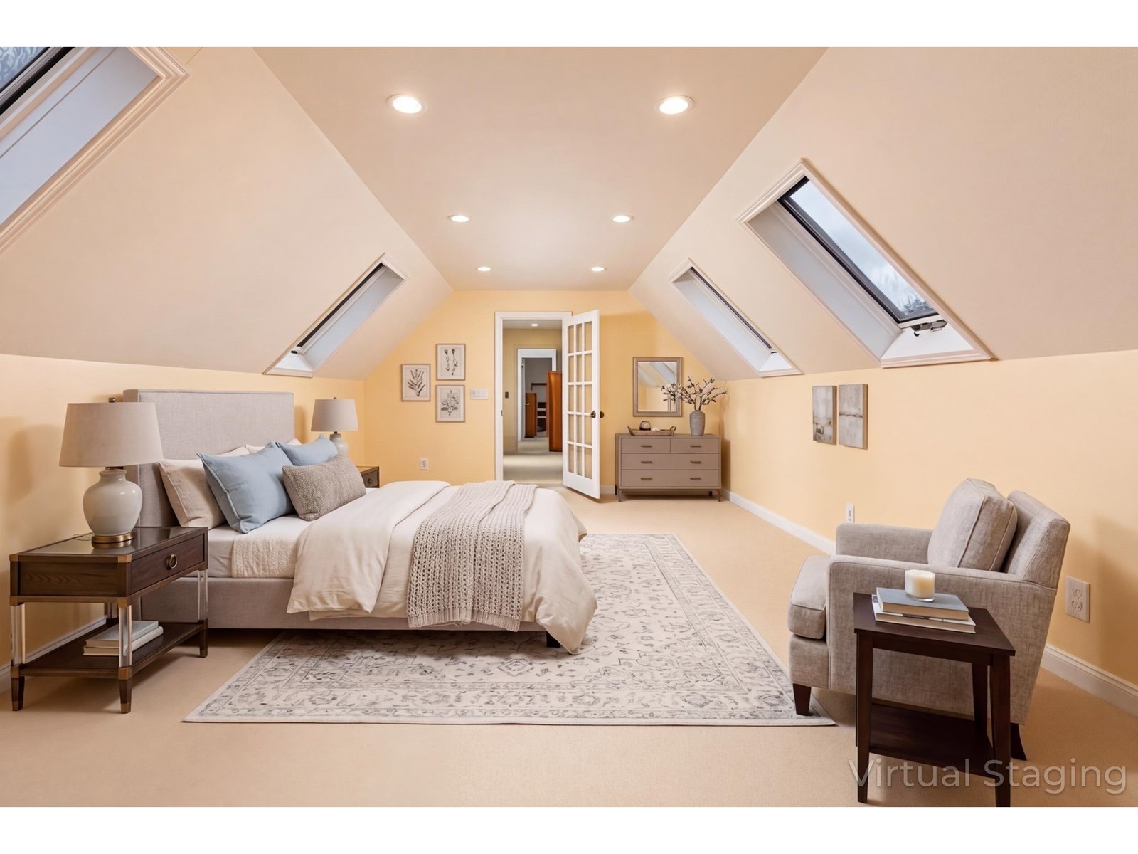 Primary Bedroom Reverse Virtually Staged