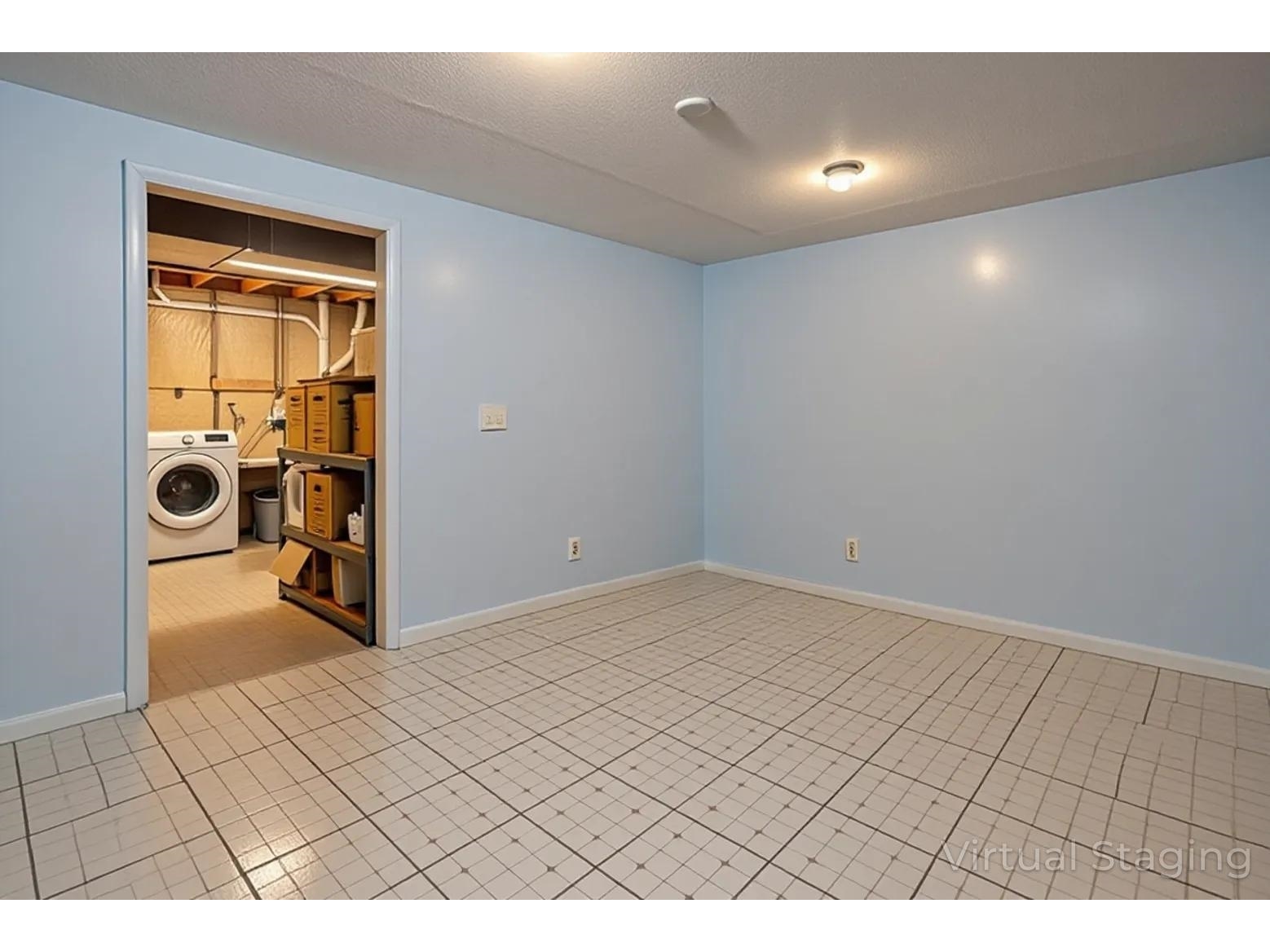 Basement Bonus Room Virtually Empty