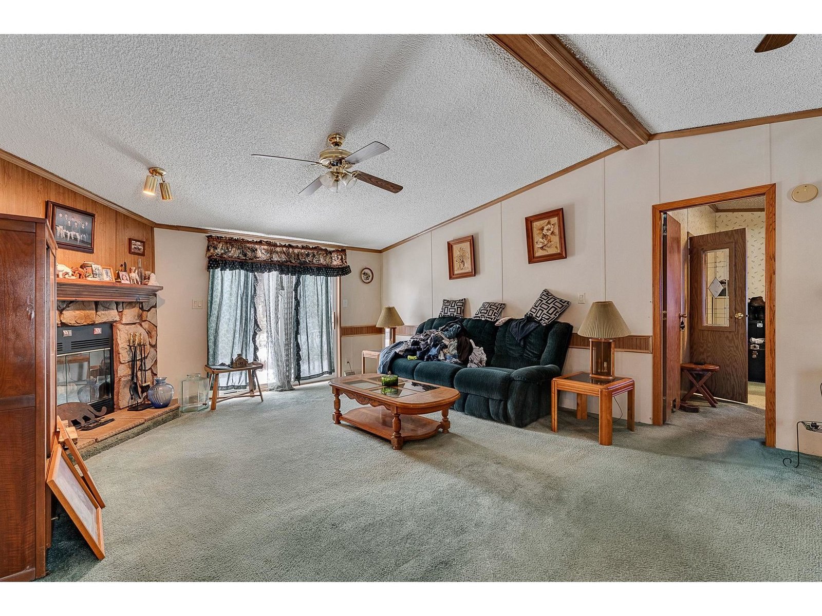 Living room with walkout