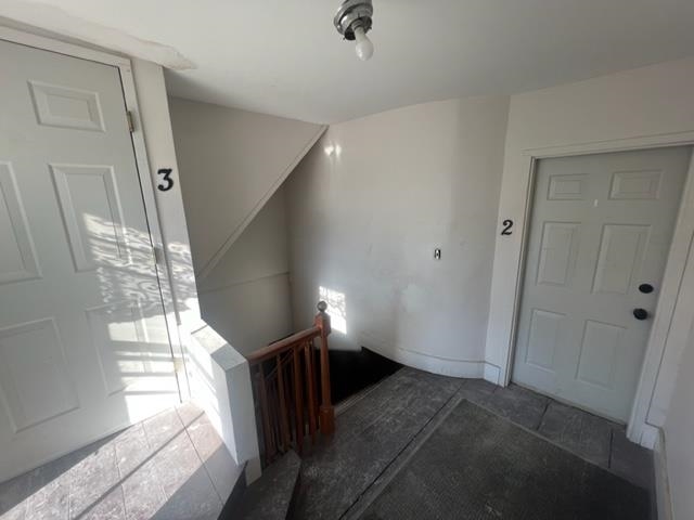 Second floor entry for unit 2 and 3