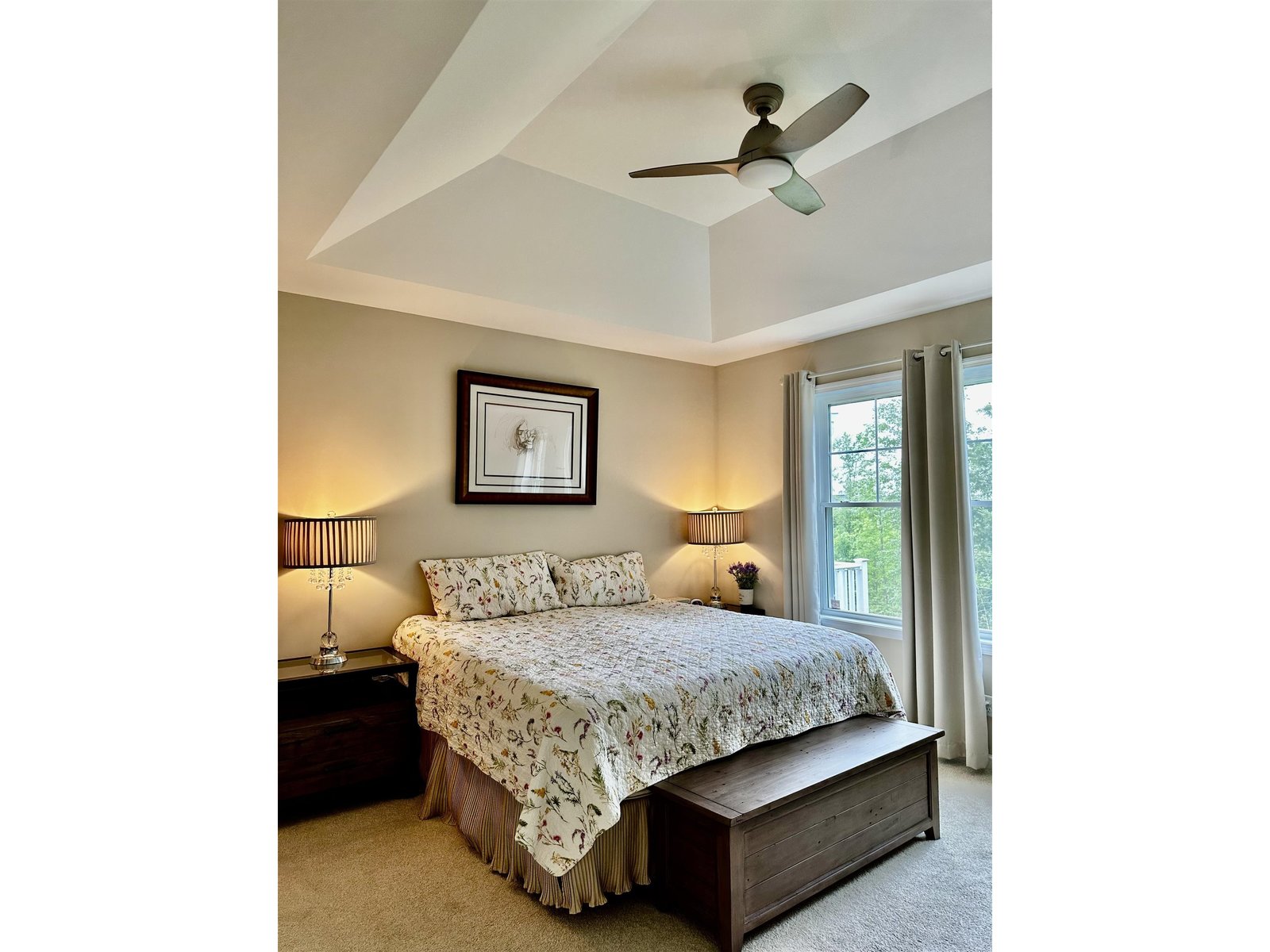 Tray Ceiling in Primary