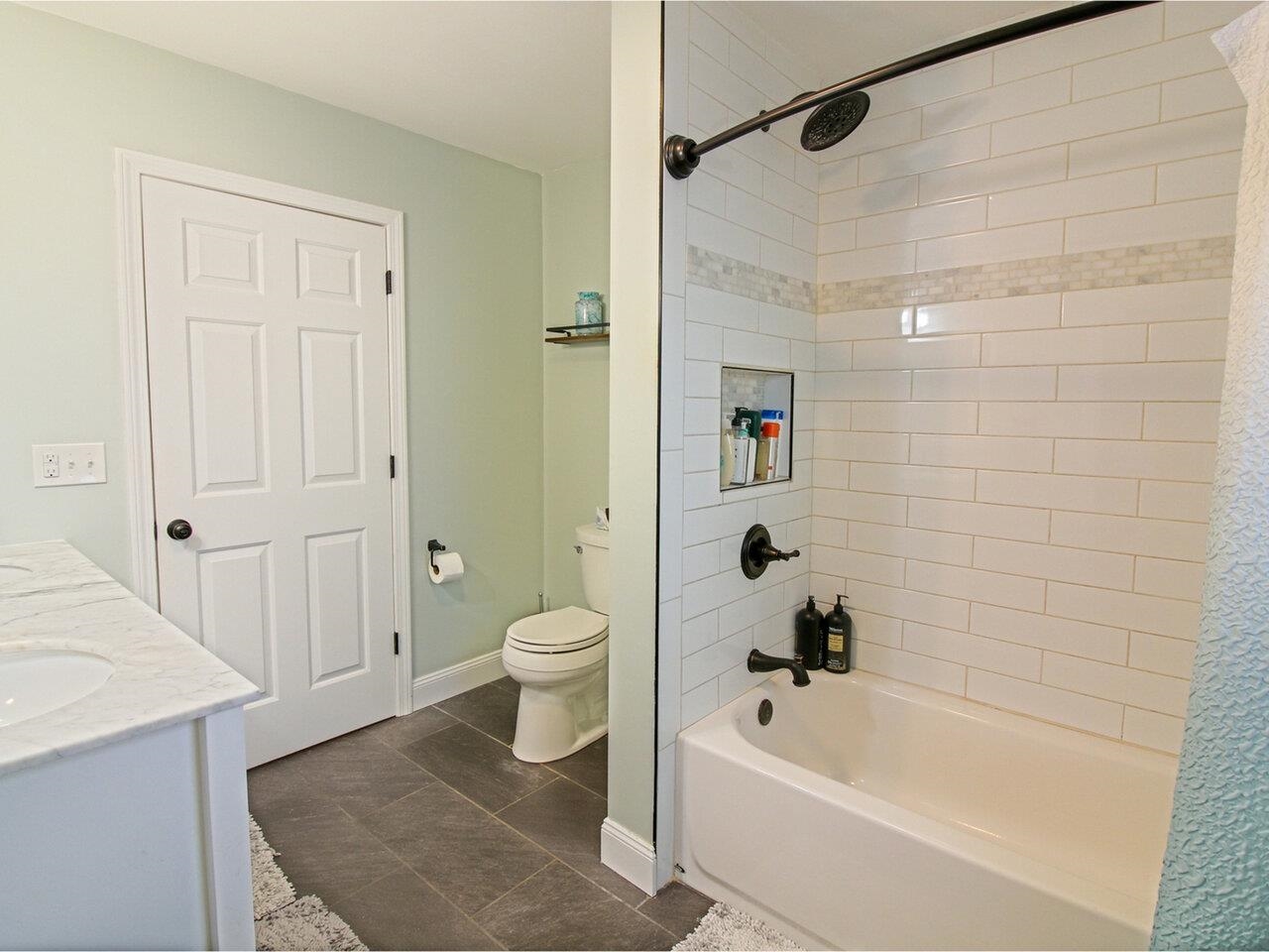 With Door to Bathroom