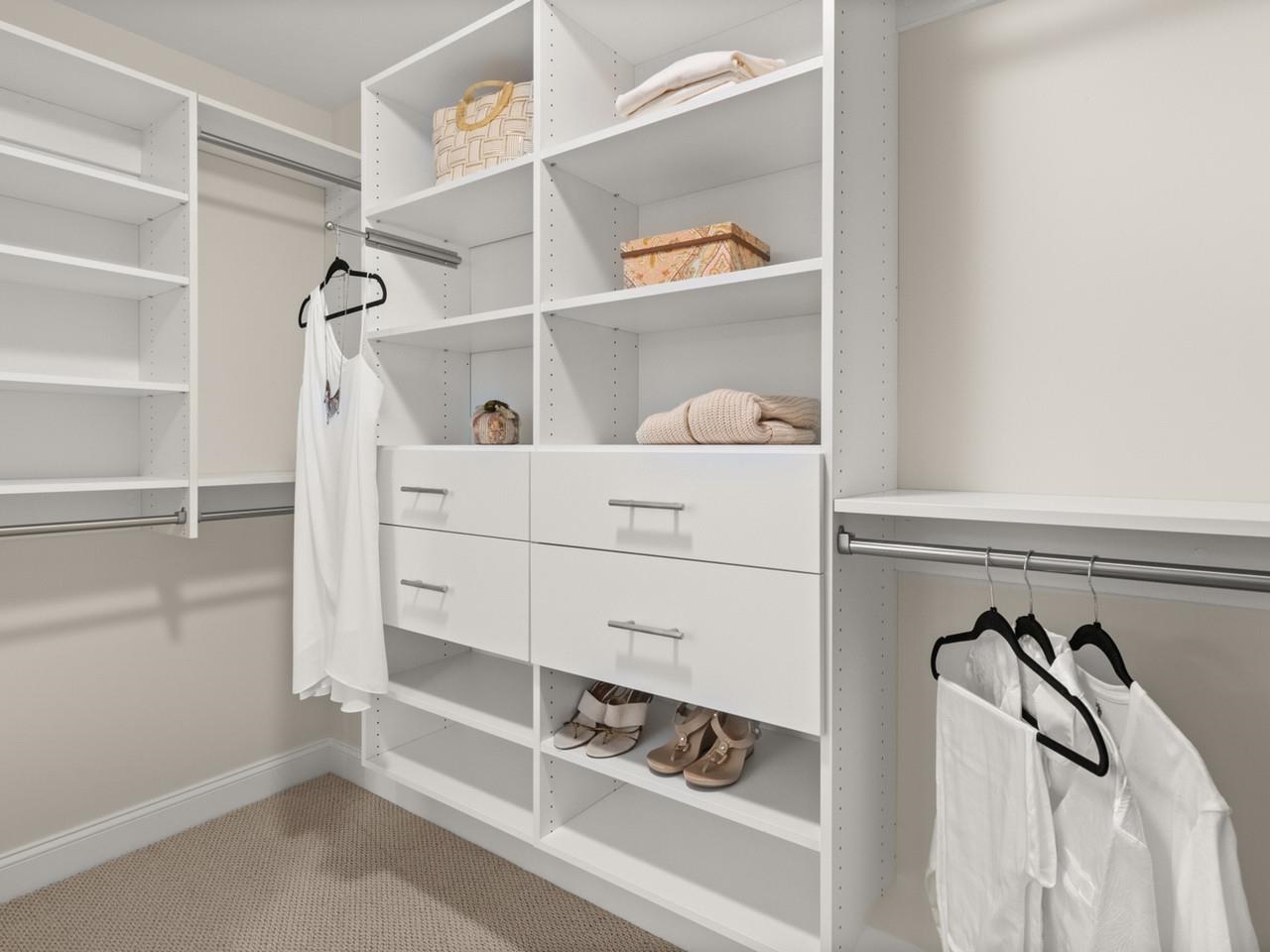 Walk-in Closet with Built-ins
