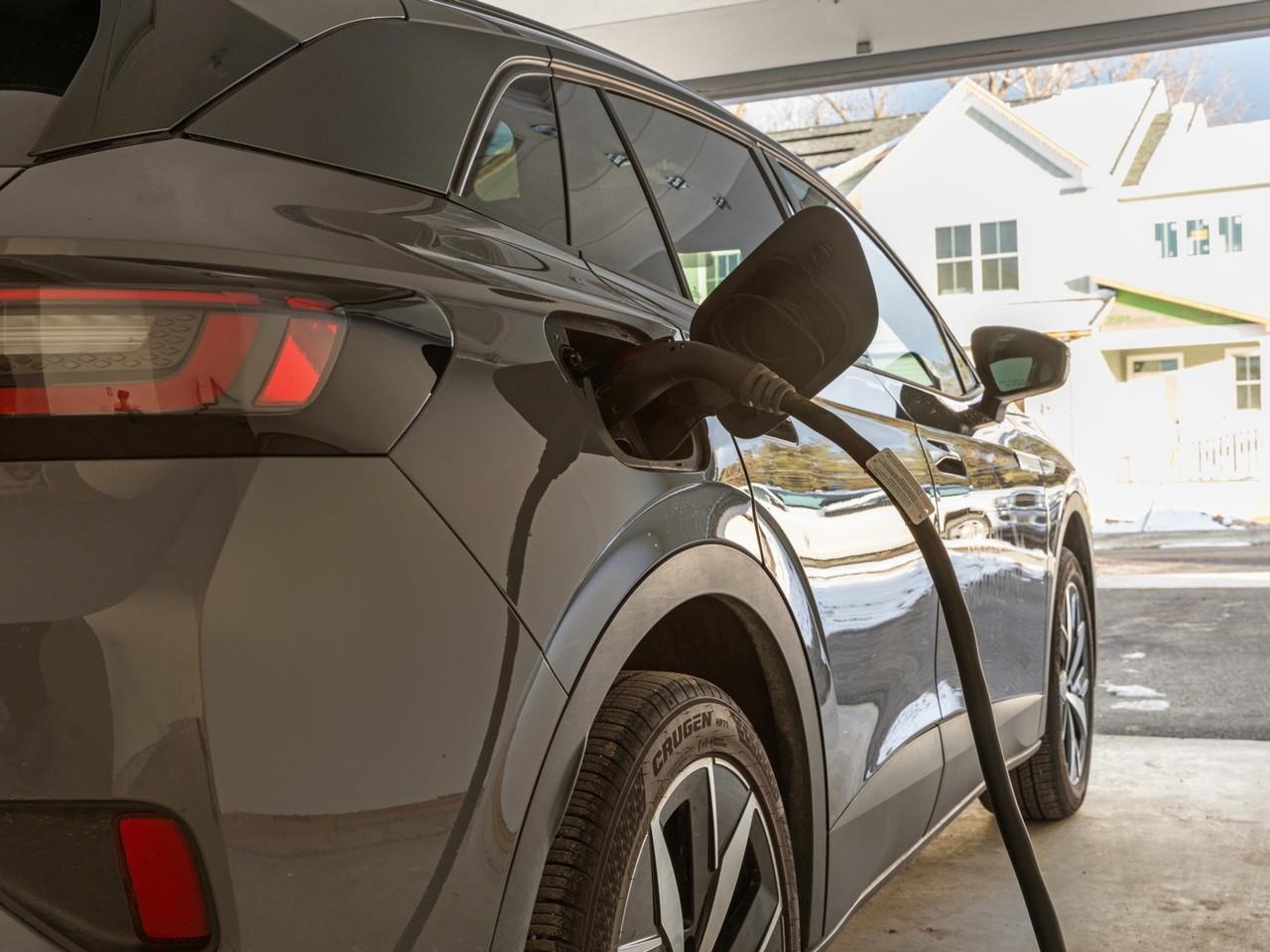 EV Charger in 2-Car Garage
