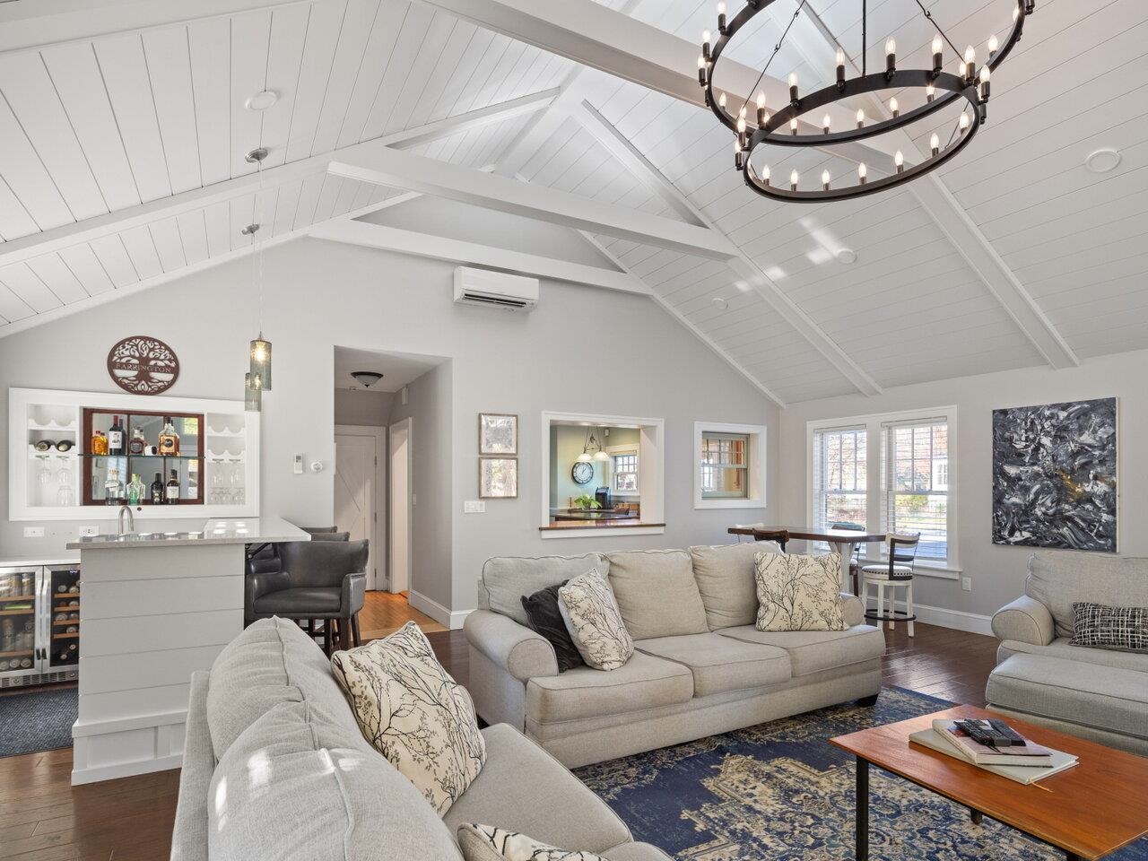 Bright vaulted space