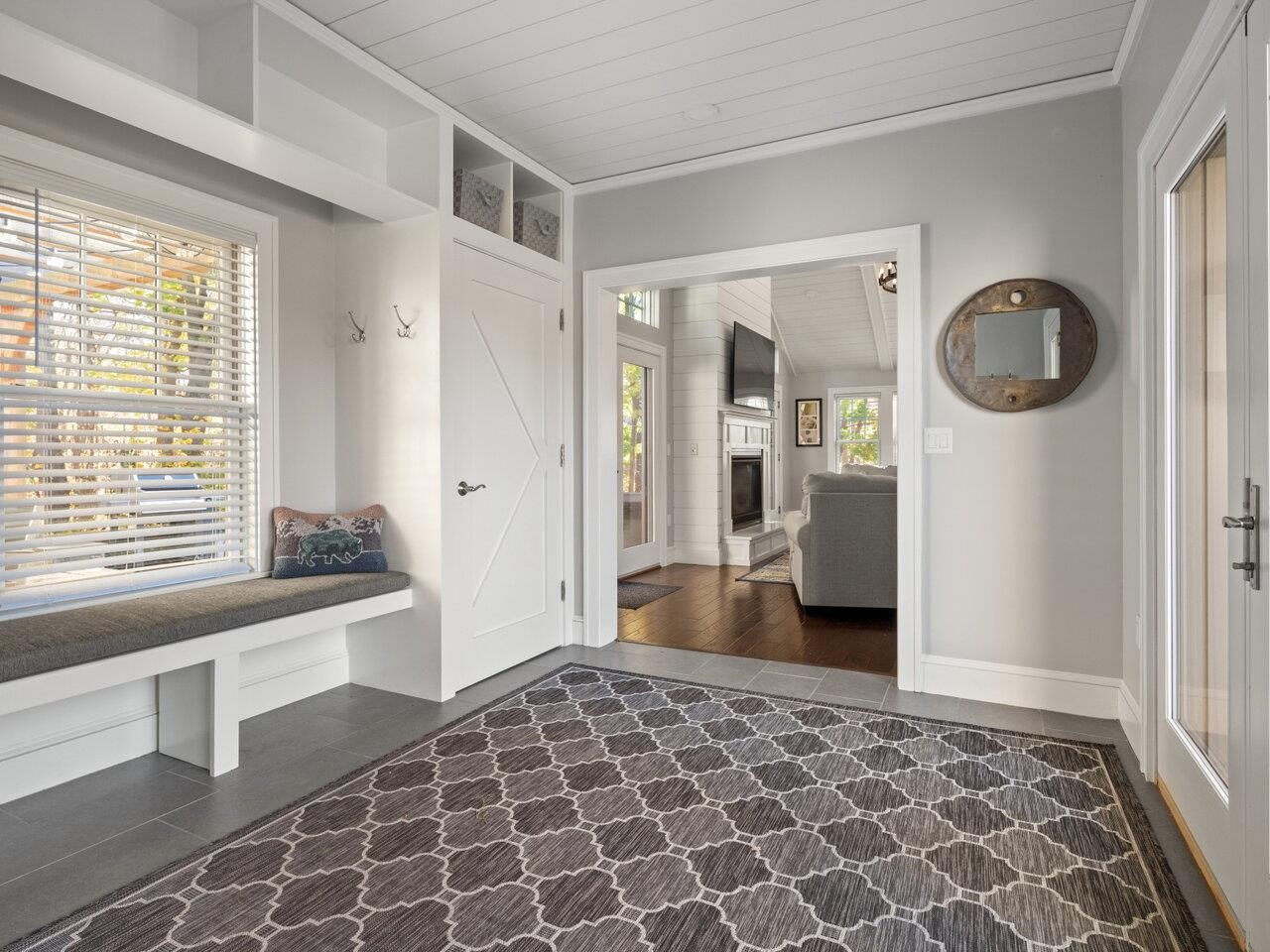 New heated mudroom