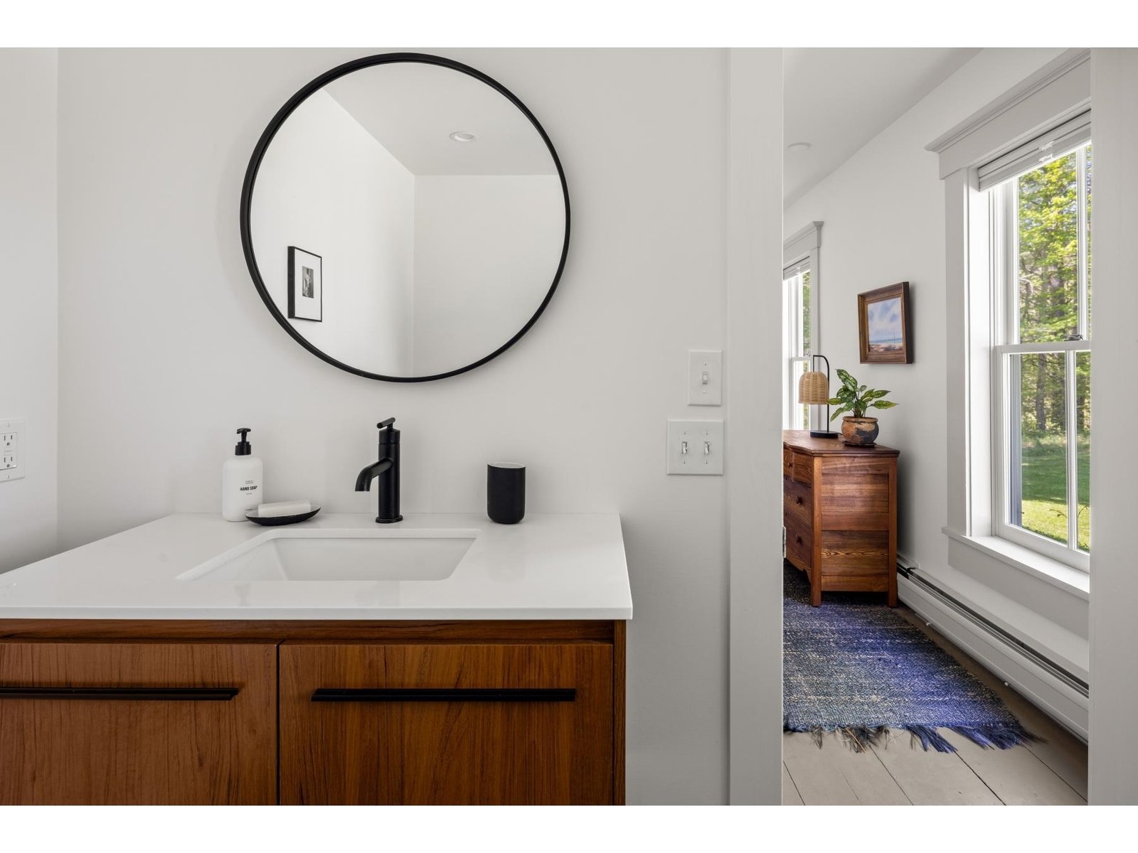 Main floor bedroom with bathroom ensuite