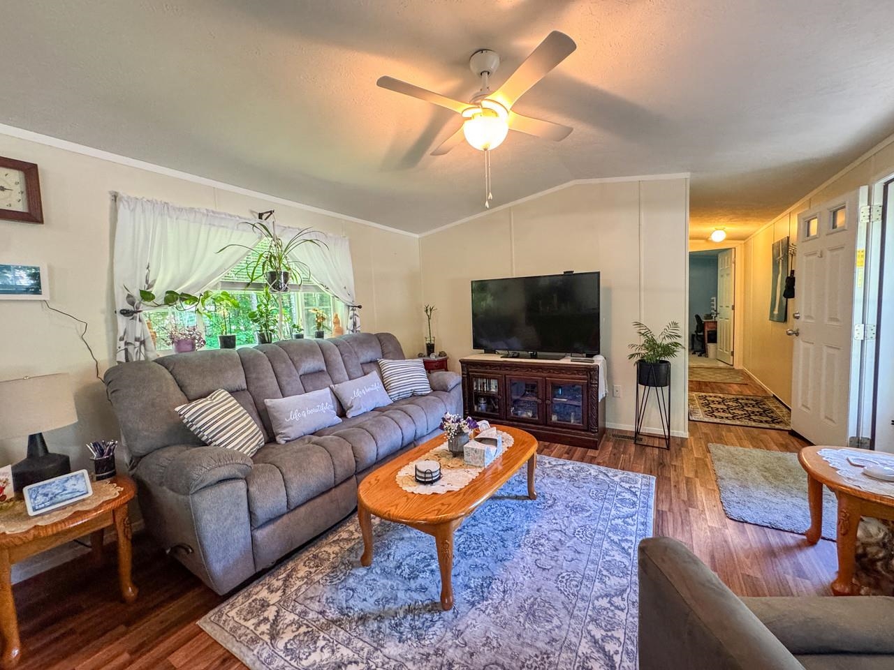 Vaulted Ceiling Living Room