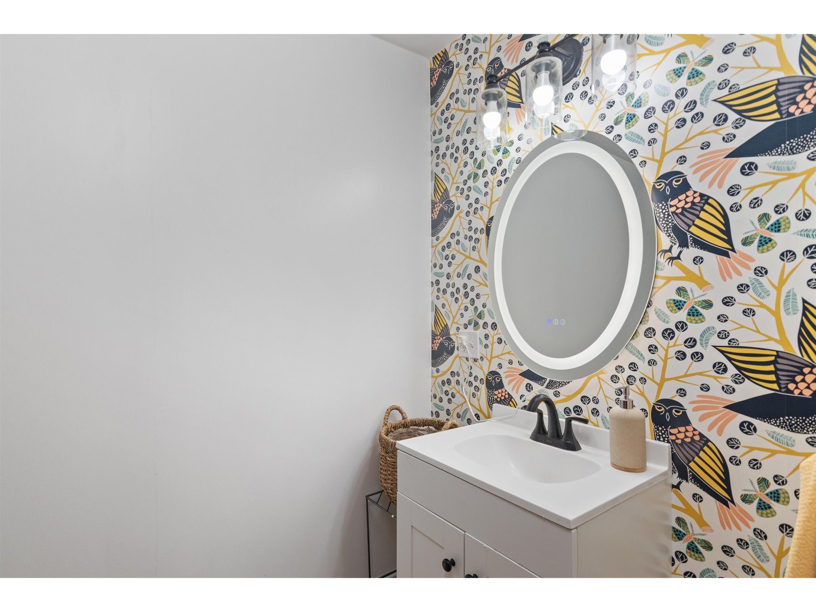 Half bathroom on first floor