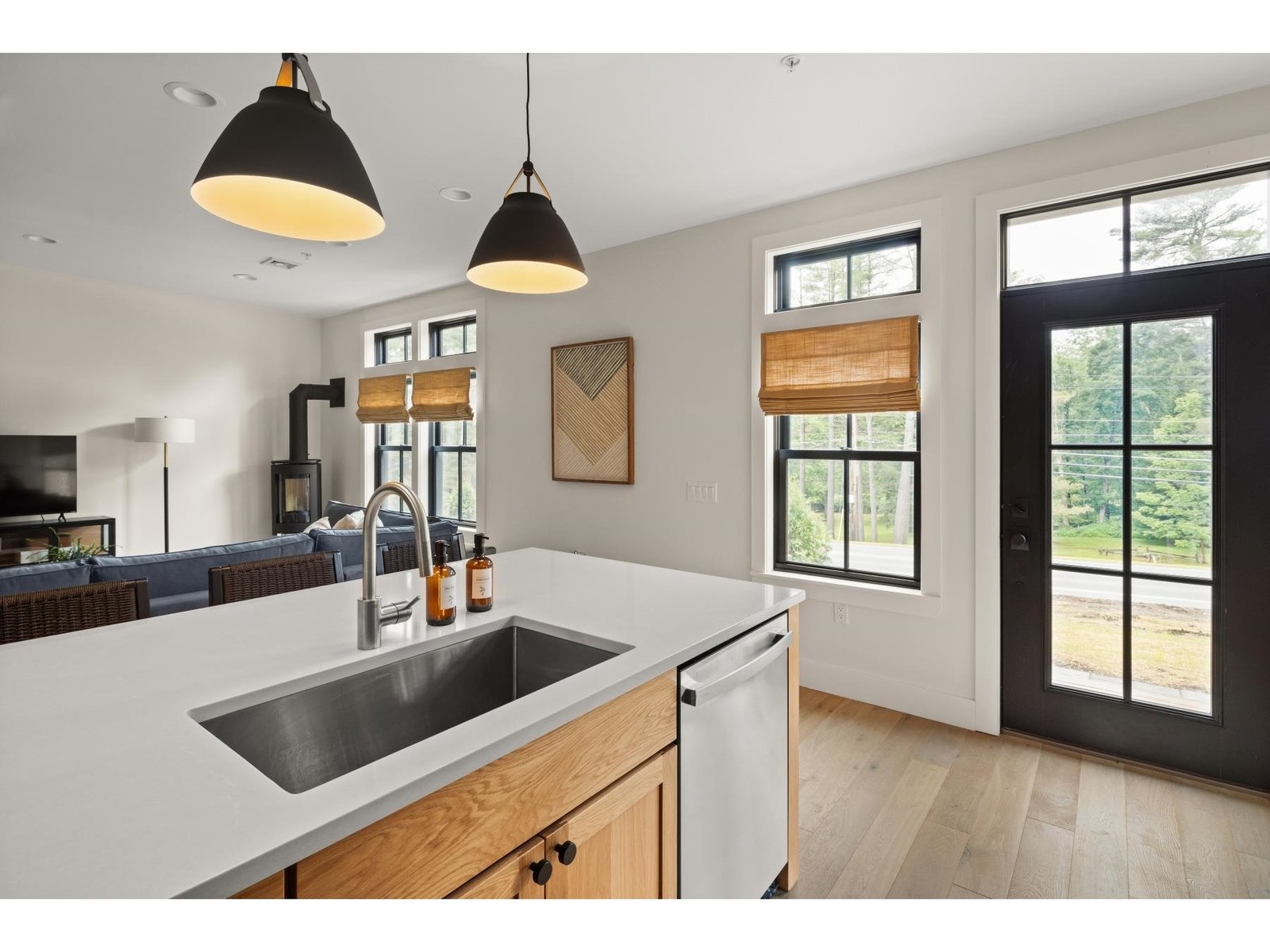 Kitchen into Living room