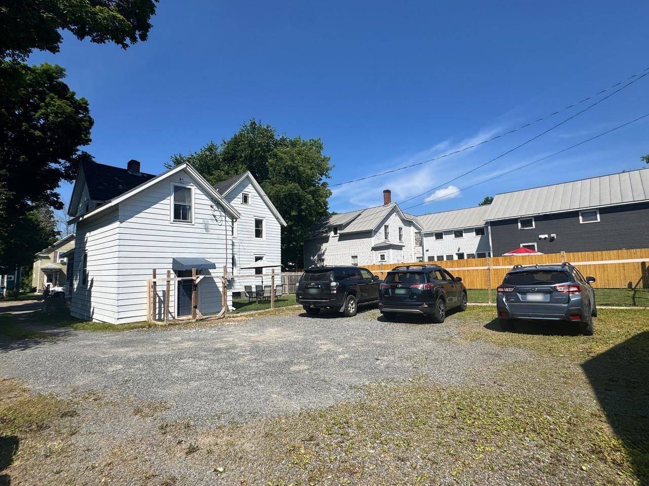 Plenty of parking