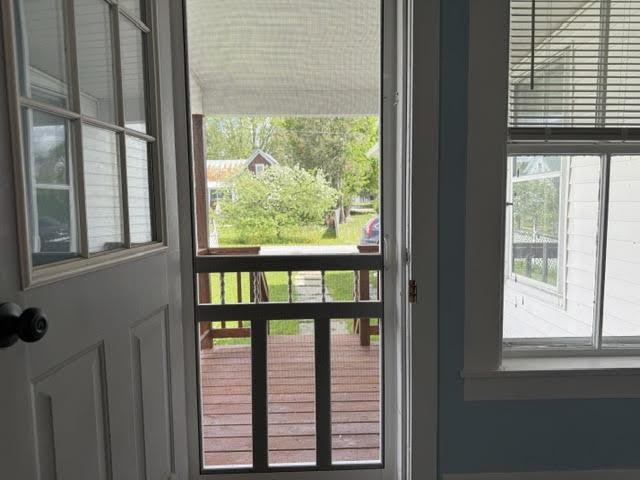 Side porch off from the Kitchen