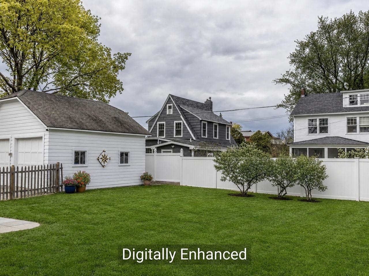 Partially Fenced Yard