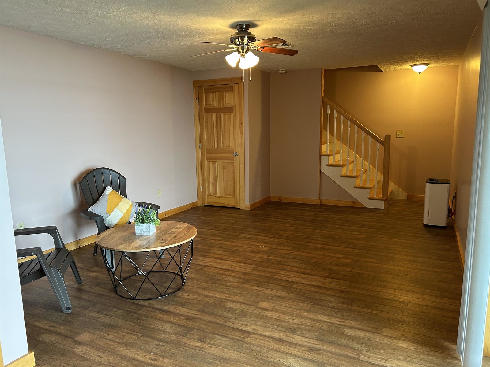 Family room w closet.