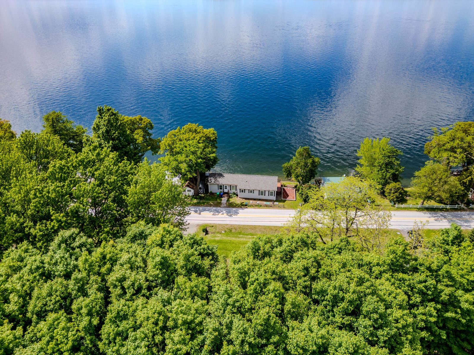 Extra lot across the road for parking &or volley ball games!