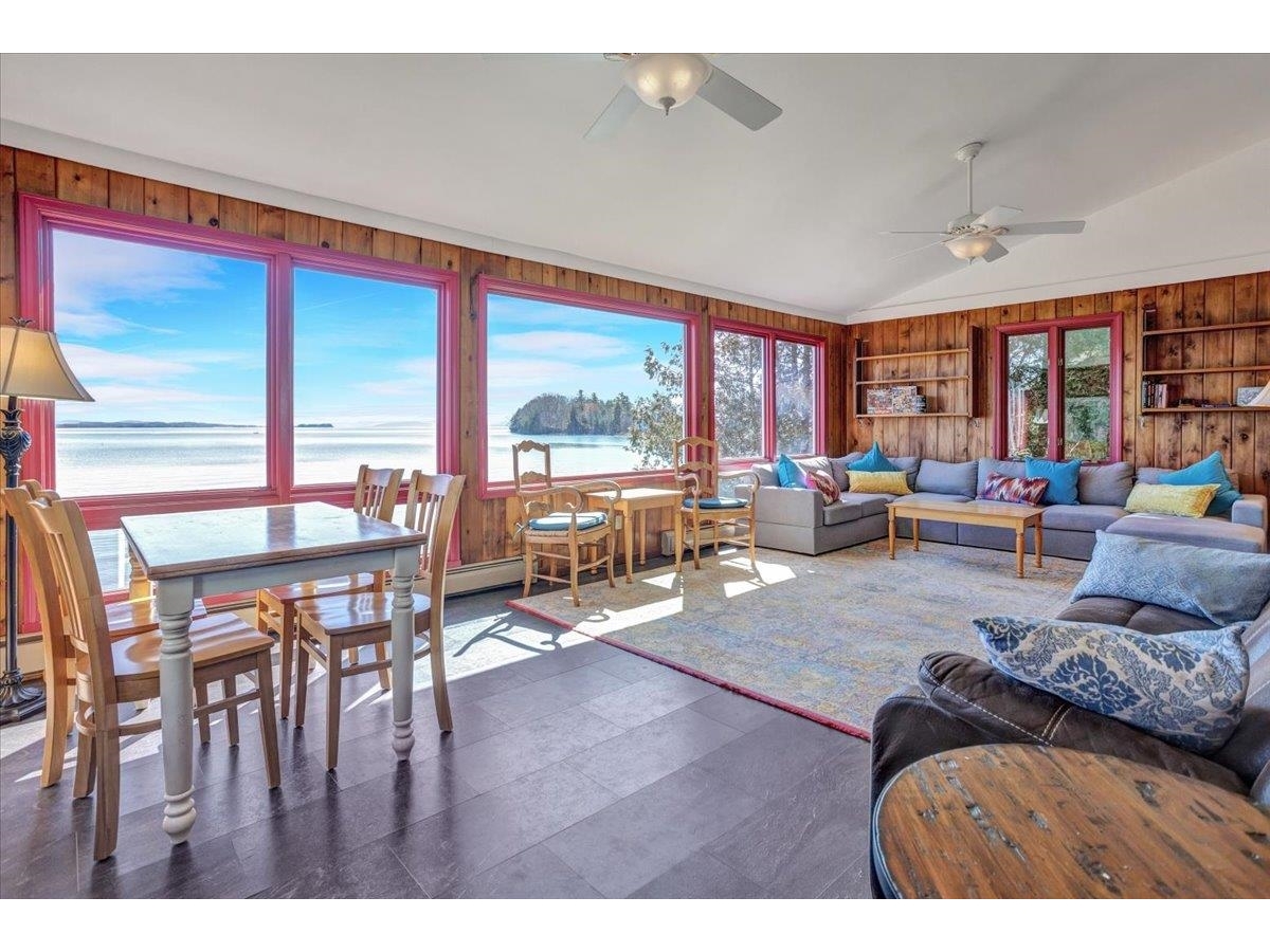 Enjoy the views while cozying up in the family room.