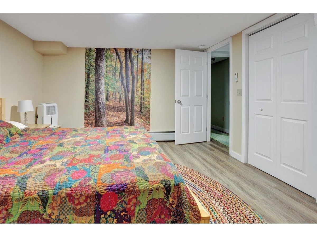 Plenty of space for guests in the finished basement.