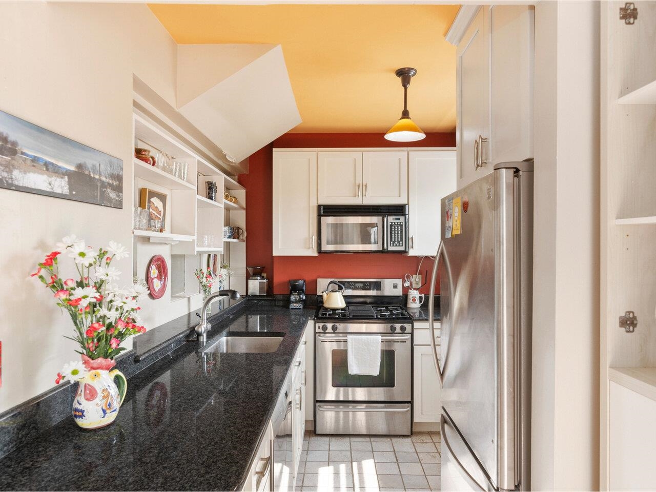 Kitchen View from Dining Area