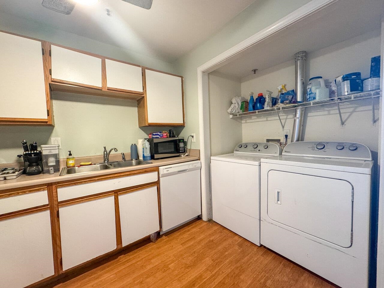 With Laundry Closet