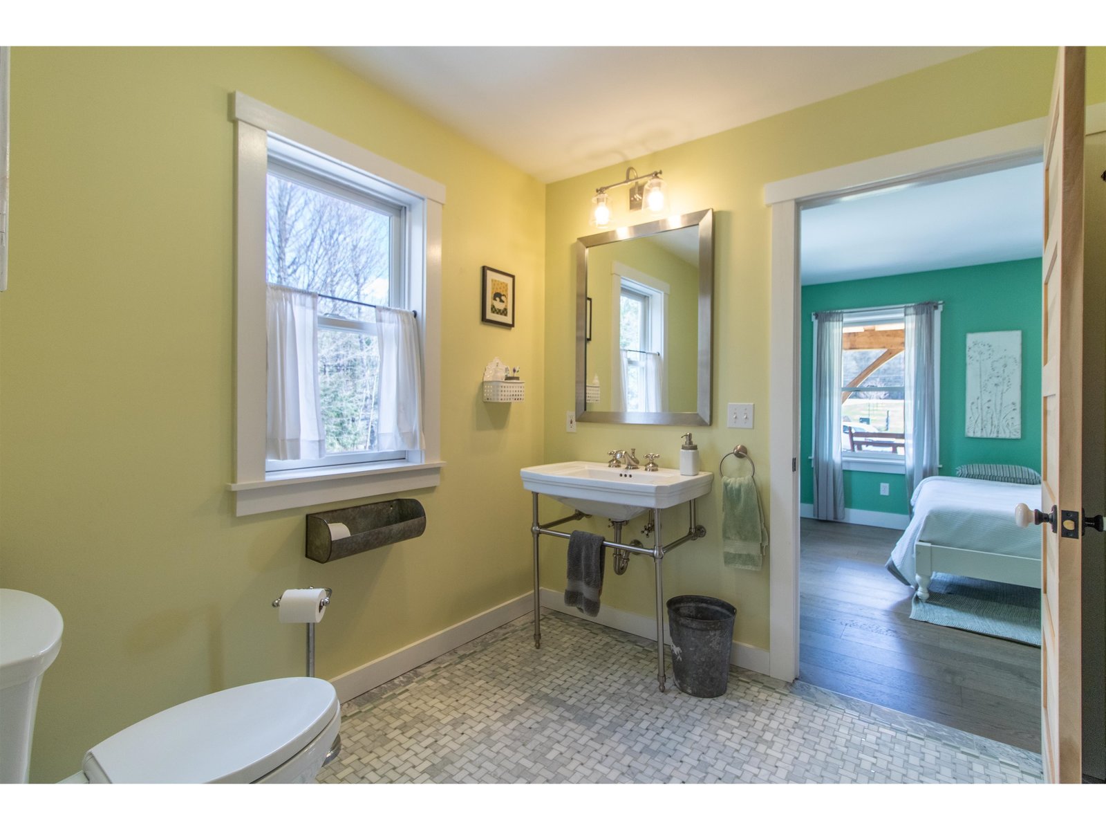 First floor half bath
