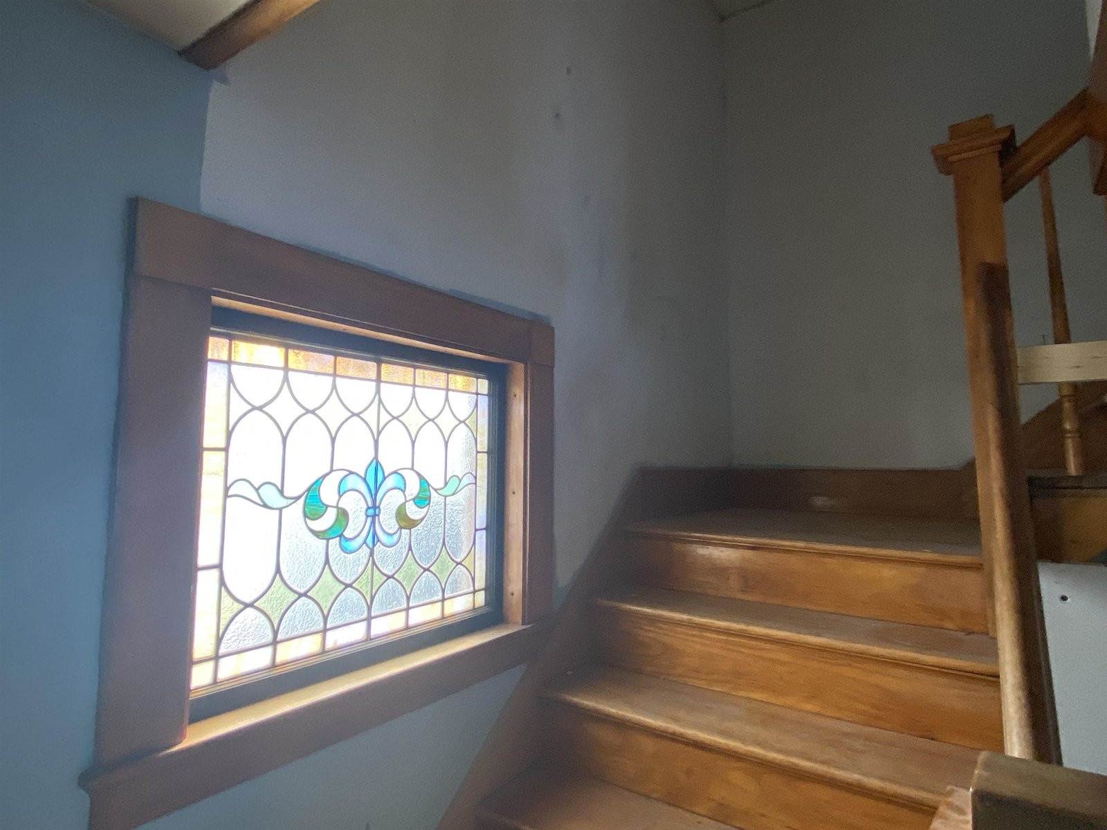 antique glass window