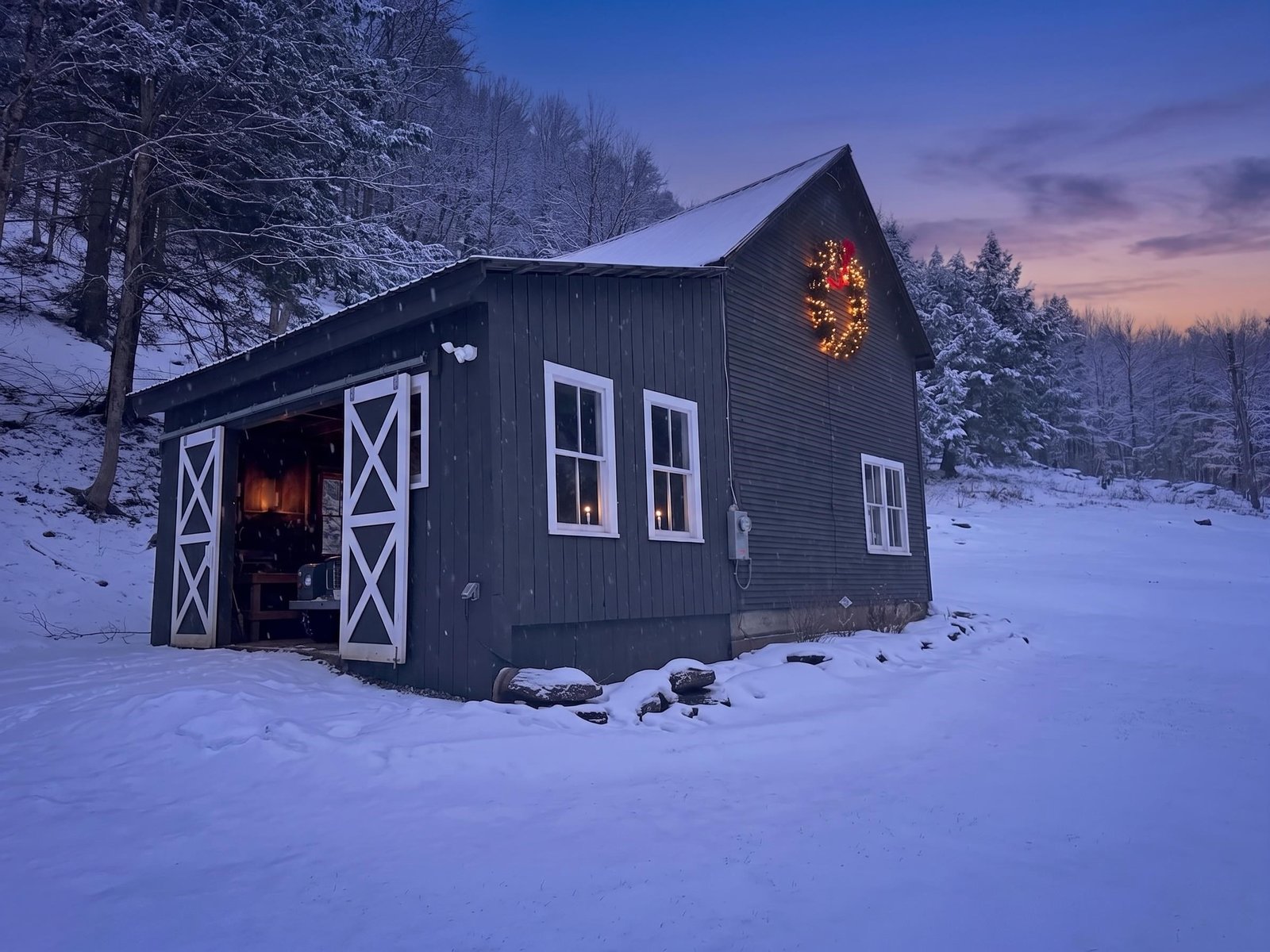 Winter Barn